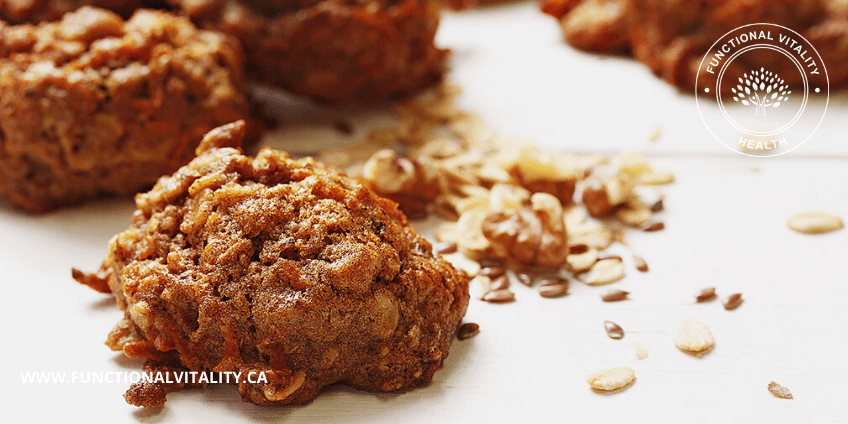 Carrot and Walnut Oat Cookies